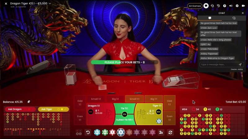 Luật chơi Dragon Tiger – Đơn giản nhưng cuốn hút