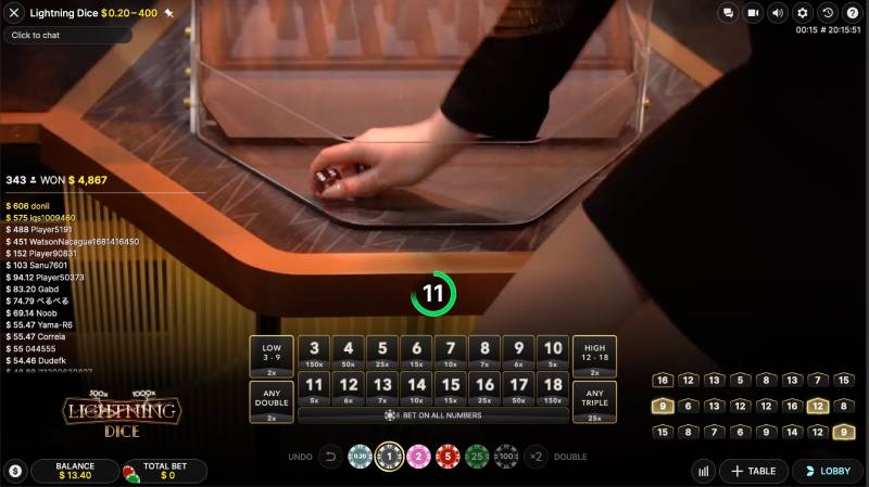 Ưu điểm nổi bật khi chơi Lightning Dice live